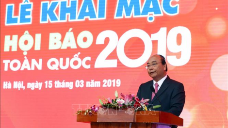 Thủ tướng Nguyễn Xuân Phúc tước pấh bh’rợ Bhiệc bhan Báo prang k’tiếc k’ruung 2019