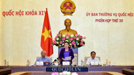Bhrợ têng xang pr’họp g’lúh 36 âng Uỷ ban Thường vụ Quốc hội