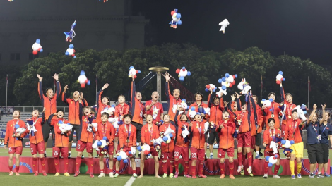 Tuyển pân đil Việt Nam g’lúh 6 vô địch Sea Games 30