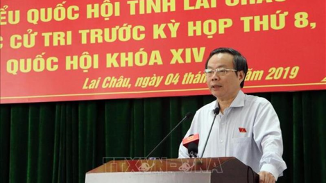 Phó Chủ tịch Quốc hội Phùng Quốc Hiển lum prá lâng đha nuôr tỉnh Lai Châu
