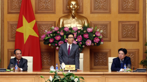 Phó Thủ tướng Vũ Đức Đam lưm, pa ặt k’bhúh ma nuýh vêy công tỉnh Tiền Giang