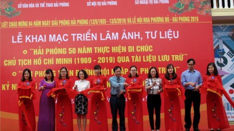 Triển lãm Hải Phòng 50 c’moo xay bhrợ cơnh Di chúc âng Chủ tịch Hồ Chí Minh