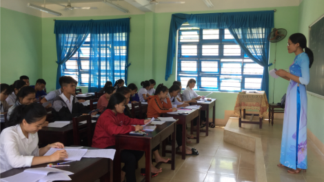 Quảng Nam: Zooi zúp học sinh k’coong ch’ngai moót g’lúh thi THPT Quốc gia
