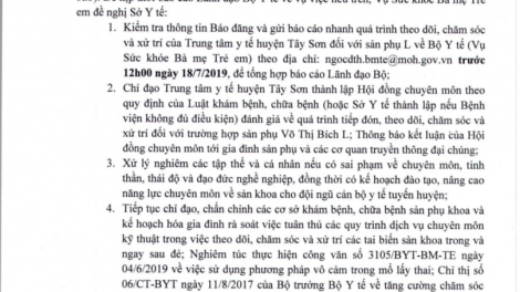 Bộ Y tế ta đang moon Sở Y tế Bình Định xay moon đơớh bh’rợ pân đil vêy a chắc k’đháp n’niên k’coon lấh chêết bil xang bêl roóch pay k’coon