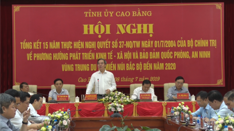 Hội nghị pazưm pr’lứch 15 c’moo bhrợ têng Nghị quyết 37 đhị Cao Bằng