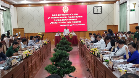 Phó Thủ tướng Trương Hoà Bình bhrợ bhiệc đhị Huế
