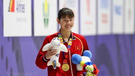 Nguyễn Ánh Viên bơơn ch’ner chr’năp coh SEA Games 30