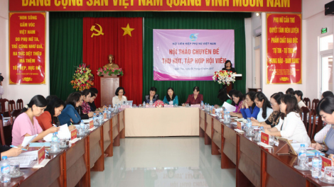 Hội thảo C’lâng bh’rợ k’rong pa zum pân đil, pa dưr lâng k’đhơợng lêy hội viên Hội Liên hiệp Pân đil Việt Nam zr’lụ Tây Nam bộ