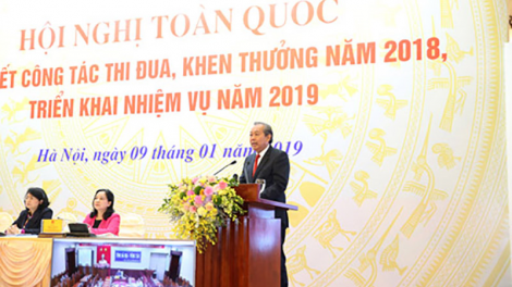 Hội nghị prang k’tiếc k’ruung xay bhrợ bh’rợ thi đua, cher đoọng ch’ner c’moo 2019