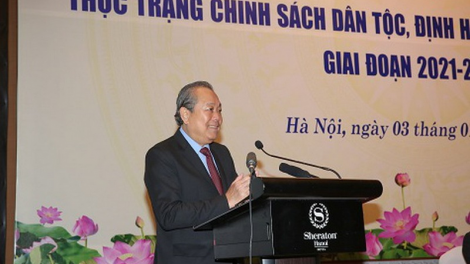Phó Thủ tướng Trương Hòa Bình: Cắh zấp bh’rợ tr’nêng, ha ul đha rựt zr’lụ đha nuôr acoon cóh công dzợ nắc râu k’đháp zr’nắh bhlâng