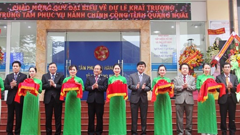 Quảng Ngãi: Pa luíh Trung tâm xay bhrợ đoọng ha hành chính công