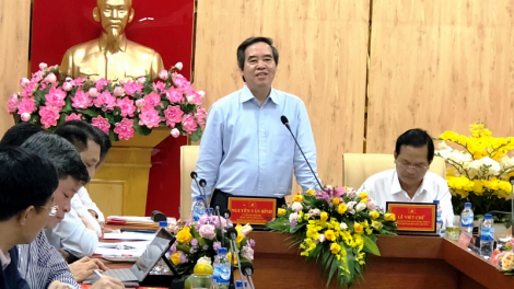 Trưởng Ban Kinh Tế Trung ương Nguyễn Văn Bình bhrợ bhiệc đhị tỉnh Quảng Ngãi