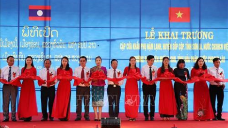 Sơn La: Khánh thành 2 cửa khẩu k’tứi Nậm Lạnh (Sơn La-Việt Nam) lâng Mường Pợ (Hủa Phăn-Lào)