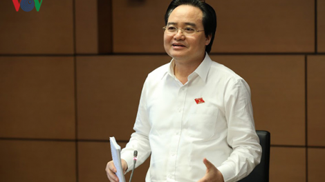 Bộ trưởng Bộ Giáo dục lâng Đào tạo Phùng Xuân Nhạ: Nắc vêy quy trình đơơng, t’pấh học sinh