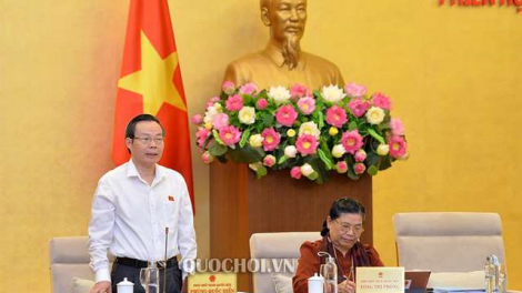 Thường vụ Quốc hội: Đọong boop p’rá ooy dự thảo nghị quyết đề án k’rong pazêng k’rong bhrợ têng đhị zr’lụ đhanuôr acoon cóh, da ding ca coong