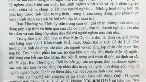 Bí thư Tỉnh ủy Thừa Thiên Huế t’đang zup zooi đhanuôr đha rựt coh dự án pa đhấc đha nuôr