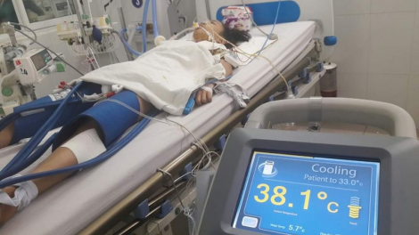 Bệnh viện Đà Nẵng g’lúh 2 trông dấc ma mung manứih k’ay lâng kỹ thuật pa xiêr thân nhiệt