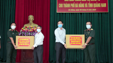 Quân Khu 5 pazao đoọng pr’đươi y tế âng Cu Ba đoọng ha Đà Nẵng lâng Quảng Nam zâl cha groong pr’luh Covid-19