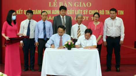 Pa đơp k’noọ 670 pr’đhang ch’mêêt lêy AND n’hang liệt sĩ căh âi ghit xa nay