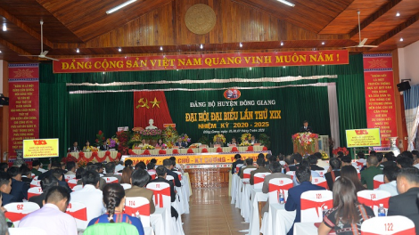 Đại hội đại biểu Đảng bộ chr’hoong Đông Giang, tỉnh Quảng Nam nhiệm kỳ 2020-2025