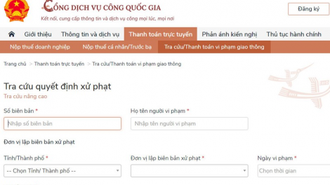 T’ngay đâu, ma nưih bhrợ lêt xa nay c’lâng c’tôch năc choom ăt coh đong đoọng zên toom đhị Cổng dịch vụ công
