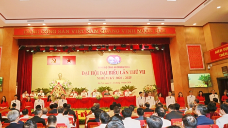 Bhrợ têng Đại hội đại biểu Đảng bộ Công an Trung ương g’luh VII