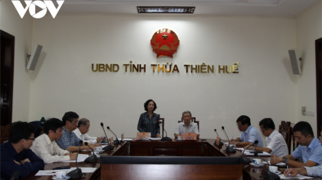 Trưởng ban Dân vận Trung ương bhrợ bhiệc lâng cher đoọng hun pr’hêl đhị tỉnh Thừa Thiên Huế