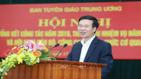 Xay bhrợ zâp bha ar pa tơ đoọng ha Đại hội đảng zâp cấp ooy khối cơ quan TW