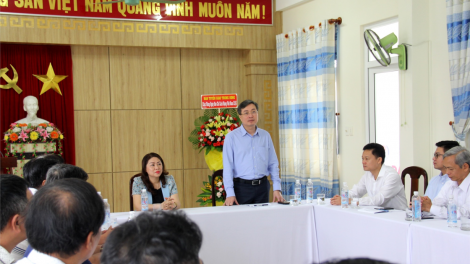 Phó Trưởng ban Tuyên giáo Trung ương Bùi Trường Giang lưm Báo Quảng Nam