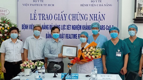 Bệnh viện C Đà Nẵng năc âi bơơn ch’mêêt lêy moon ghit vi rut Sars-CoV-2