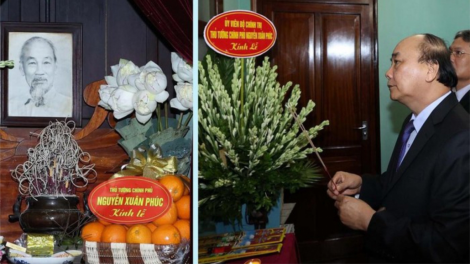 Thủ tướng Nguyễn Xuân Phúc bắt  hương hay tước ava Hồ