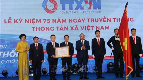 Thủ tướng: Thông tấn xã Việt Nam choom k’đhơợng nhâm pr’đơợ năc trung tâm xa nay tin choom đươi xơợng bhlâng âng Đảng, Nhà nước