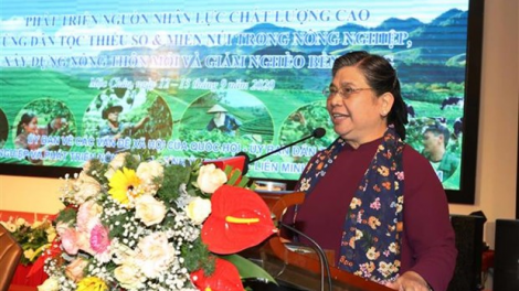 Hội thảo Pa dưr c’bhuh ma nưih pa bhrợ chất lượng dal zr’lụ acoon coh lâng da ding ca coong đhị Mộc Châu