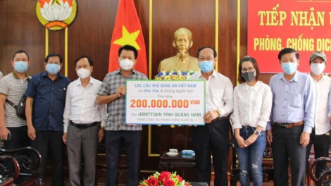 Mặt trận tỉnh Quảng Nam âng đơơng k’noọ 25 tỷ đồng bhrợ đoọng ha bh’rợ zêl cha groong pr’lúh Covid-19