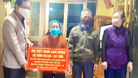 A mế Việt Nam anh hùng 101 c’moo ặt đhị Yên Bái zooi đoọng 3 ức đồng đoọng đương zêl, cha groong pr’luh Covid-19