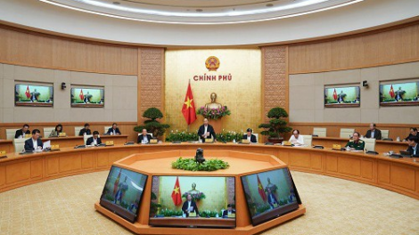 Thủ tướng Nguyễn Xuân Phúc k’đhợơng lêy pr’họp Chính phủ đăh Covd-19