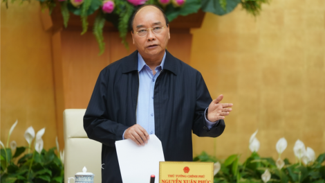 Thủ tướng k’đươi moon nắc pa xiêr ếp bhlầng đhr’năng k’rong bấc ma nuyh đoọng pa xiêr trơơi boọ Covid-19