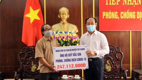 Chr’hoong Tây Giang, Quảng Nam zooi đoọng k’nặ 250 ức đồng đoọng ha zên câl vắc xin