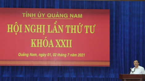 Tợơp bhrợ Hội nghị g’luh 6 âng Tỉnh uỷ Quảng Nam (khoá XXII)