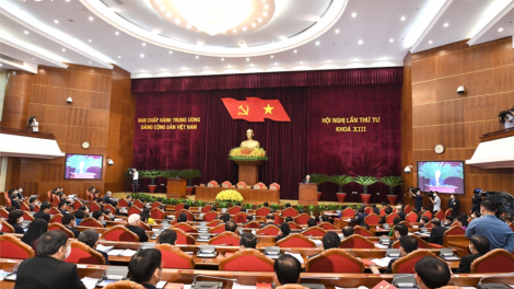 Bhrợ têng xang Hội nghị g’luh puôn Ban Chấp hành Trung ương Đảng khoá XIII