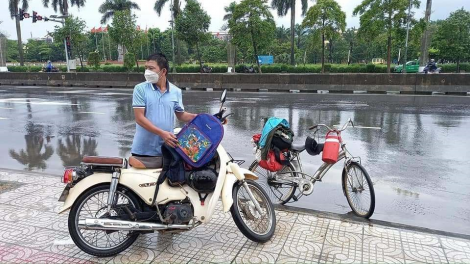 Đạp xe tợơ miền Nam chô ooy Hà Giang, ma nuyh pân jưih bơơn ta cher đoọng xe máy