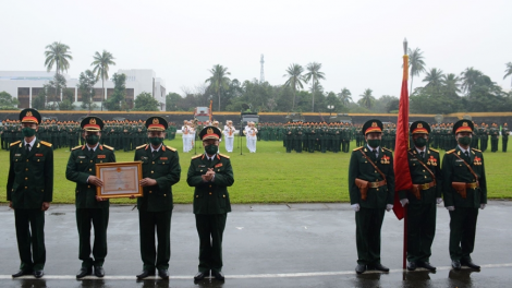 Bộ Tham mưu Quân 5 đớp Huân chương Zư lêy k’tiếc k’ruung Hạng Nhì