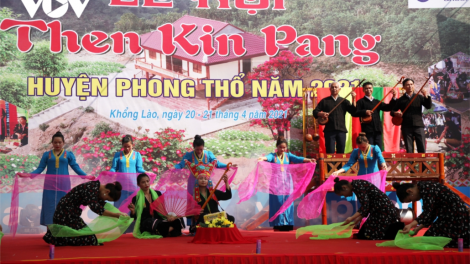 Bhiệc bhan Then Kin Pang-đhị k’rong pazưm văn hoá pr’hay chr’nắp âng manứih Thái Lai Châu