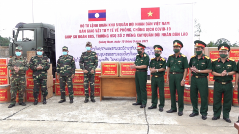 Quân khu 5 đoọng pr’đươi pr’dua y tế apêê đơn vị QĐND Lào