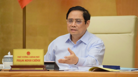 Thủ tướng k’đhơợng bhrợ pr’họp lâng zâp vel đông vêy c’lặ đắh zêl cha groong bơơn bhrợ a’chông a’xiu cắh liêm choom