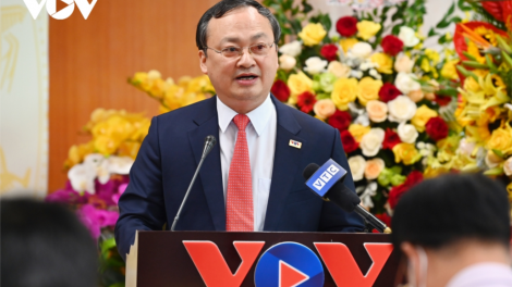 Liên hoan phát thanh prang k’tiếc k’ruung g’luh XV-c’moo 2022-pazêng t’ngay bhiệc bhan pậ chrnăp đoọng pazêng ma nuyh bhrợ báo phát thanh pa căh c’rơ bhriêl choom, trách nhiệm lâng chr’năp liêm âng ma nuyh bhrợ báo