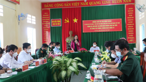 Phó Chủ tịch k’tiêc k’ruung bhrợ bhiêc đhị Kiên Giang n’đăh zêl lâng cha groong pr’luh Covid-19 truih c’noong k’tiêc