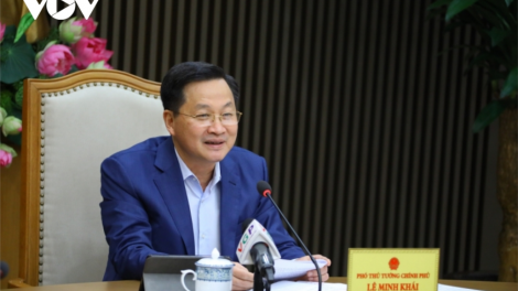 Phó Thủ tướng Lê Minh Khái k’đhơợng bhrợ pr’hop n’đăh câl đươi pr’đươi pr’dua cha groong Covid-19