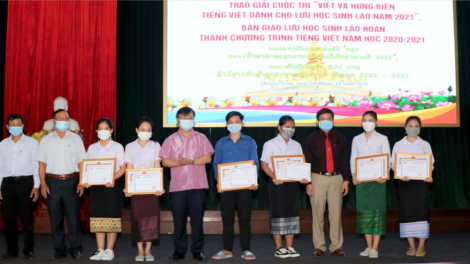 Quảng Nam năc đơp pa choom apêê học sinh Lào