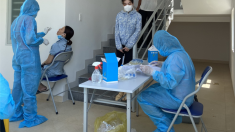 Quảng Nam: Xét nghiệm đơơh kháng nguyên SARS-CoV-2 ha pêê ting pâh đại biểu